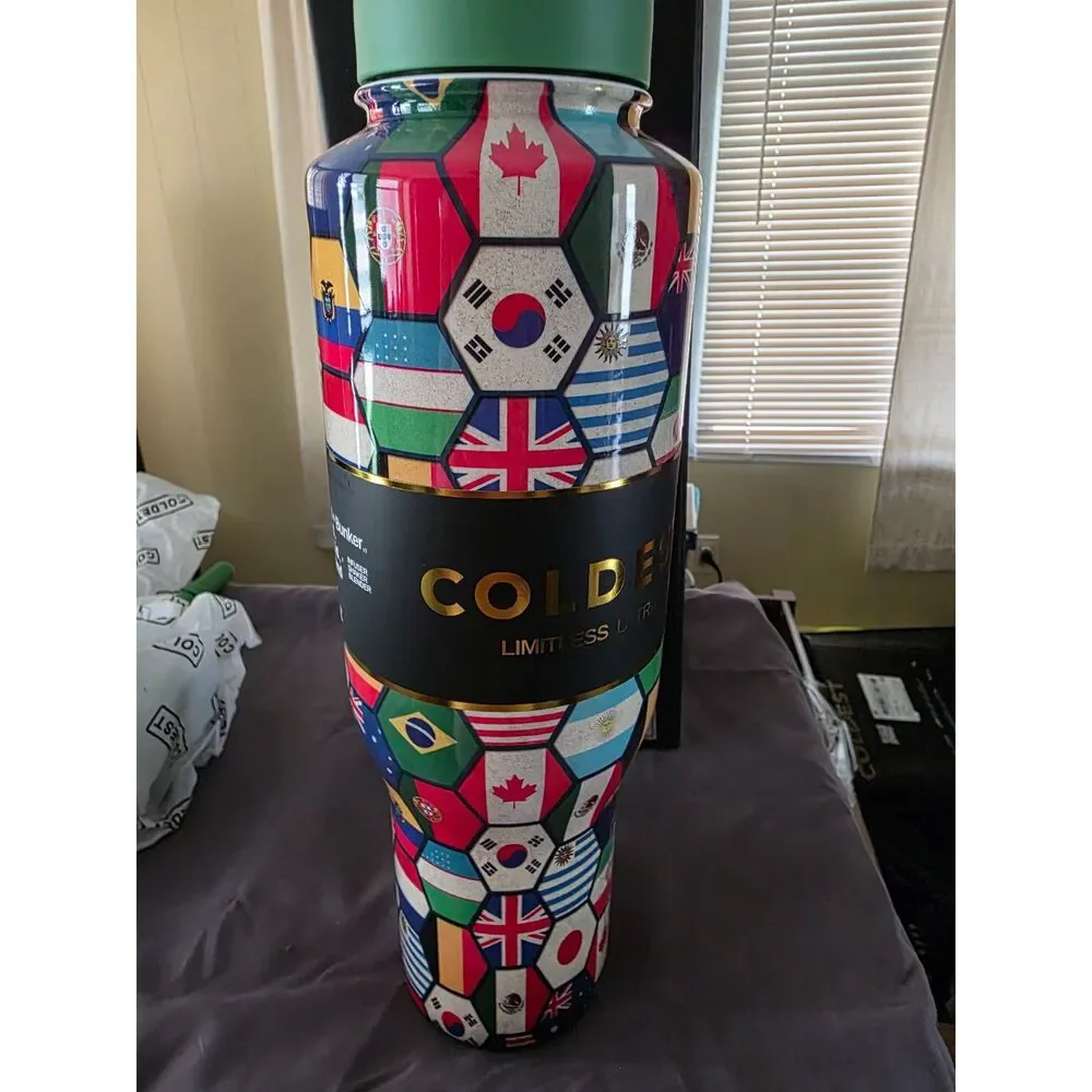 Coldest Limited Edition 46oz World Stage Water Bottle